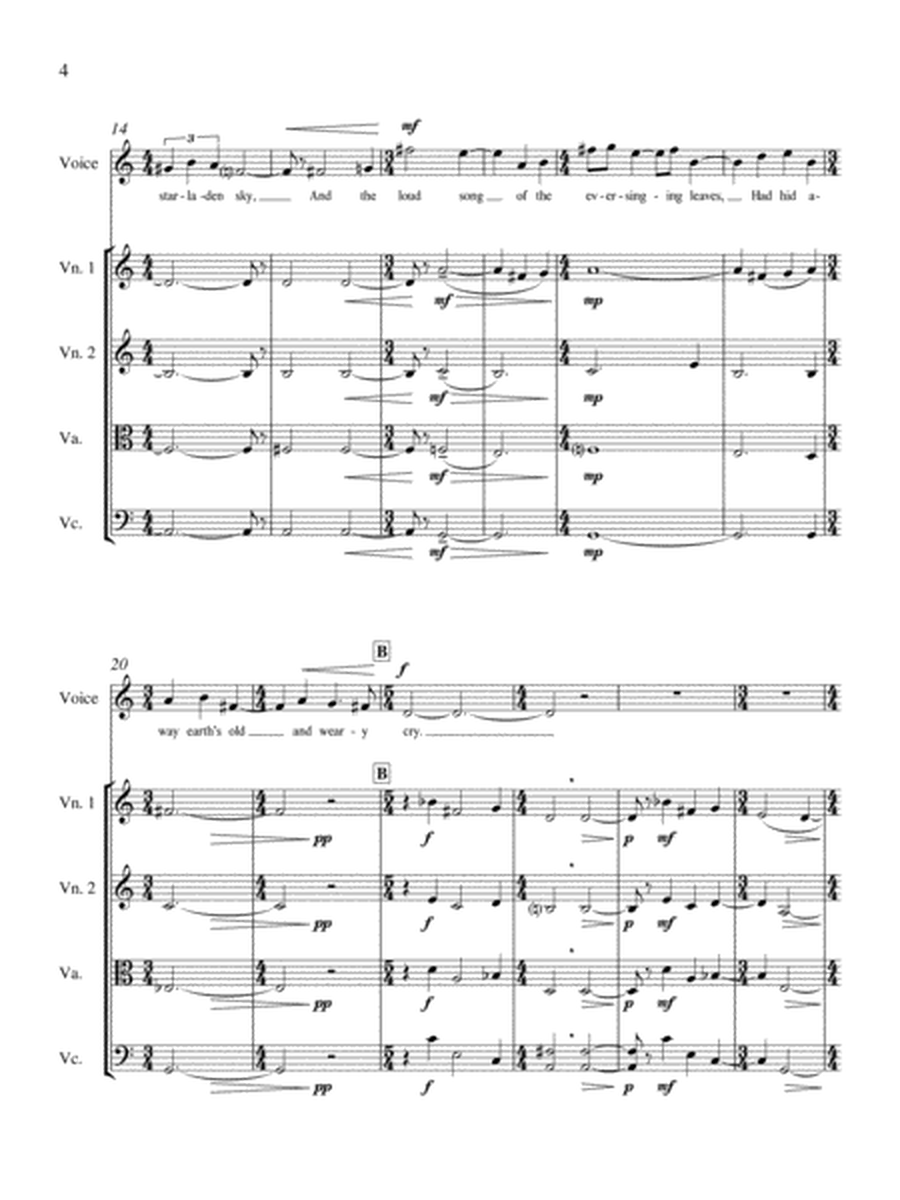 Yeats Songs (Downloadable Full Score and Parts Set)