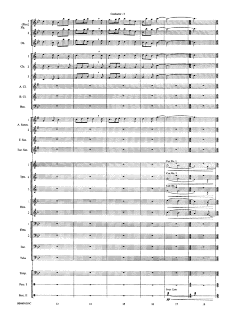 Gigue Française: Score Concert Band scores gallery preview page 5