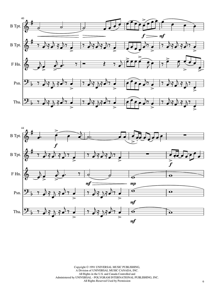 Life Is A Highway Horn scores gallery preview page 6