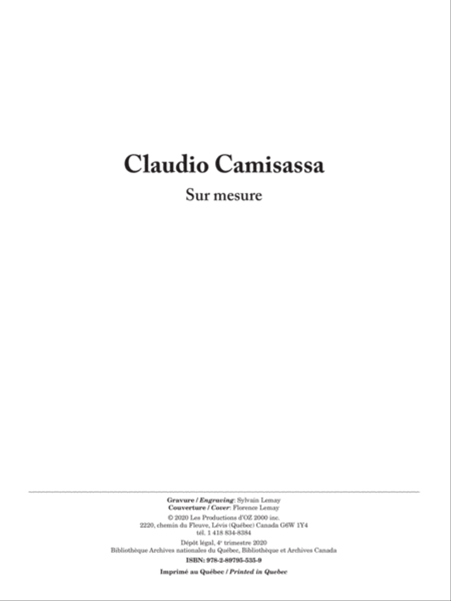 Sur mesure Sur mesure Classical Guitar scores gallery preview page 2
