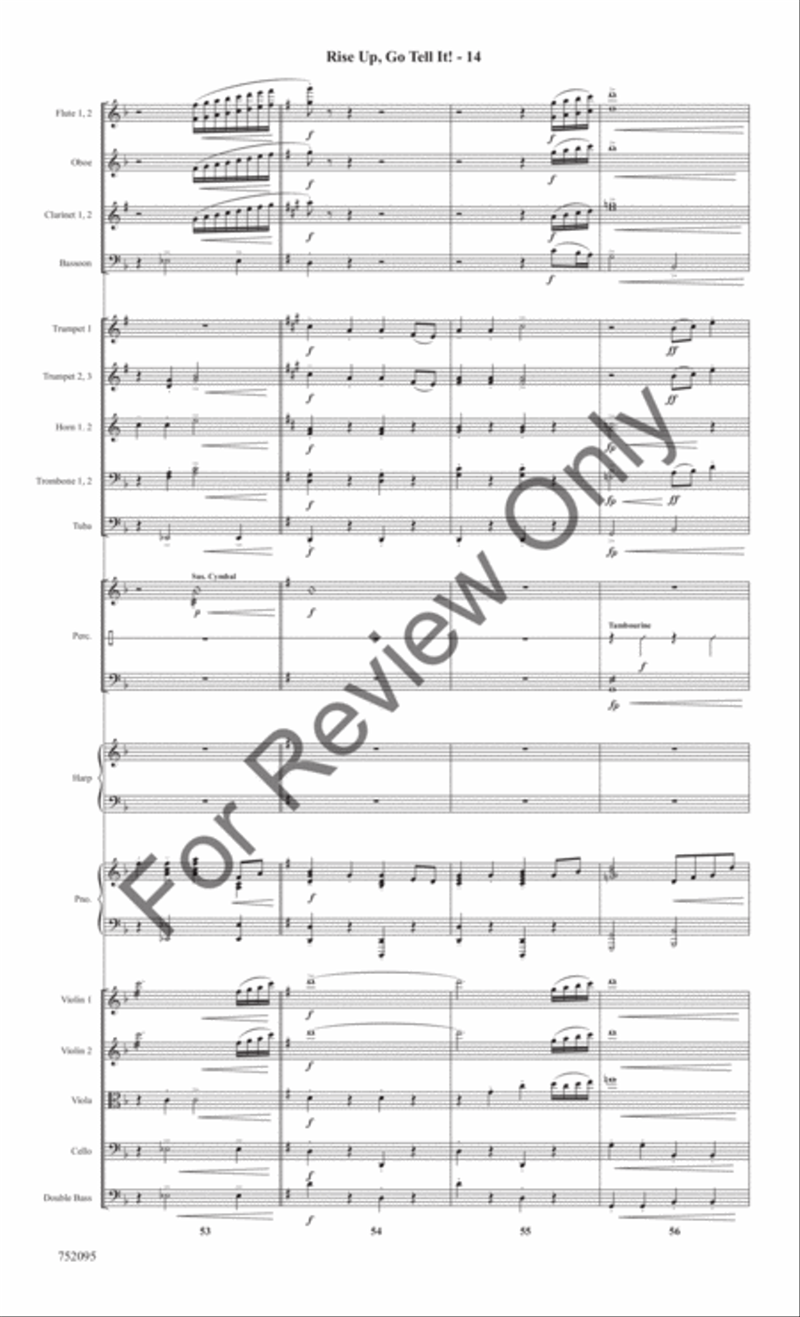 Rise Up, Go Tell It! Rise Up, Go Tell It! Full Orchestra scores gallery preview page 17