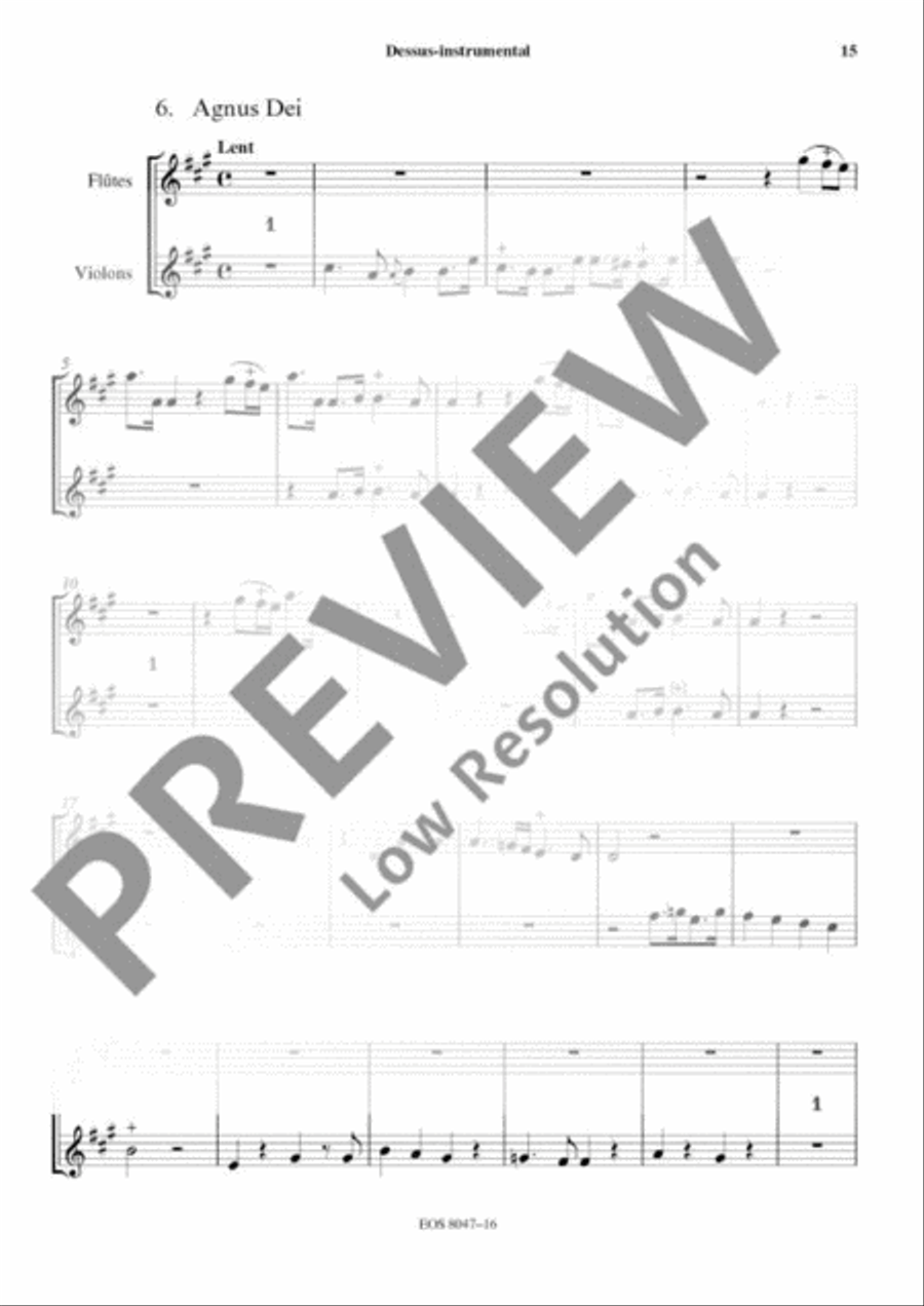 Messe de Mort Messe de Mort 4-Part scores gallery preview page 15