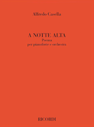 Book cover for A notte alta