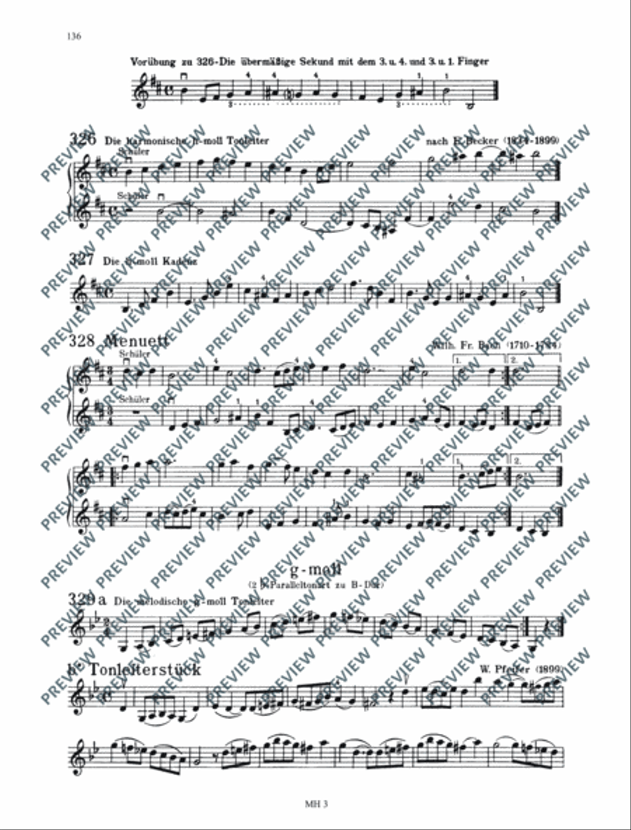 Das Geigenspiel Das Geigenspiel Violin scores gallery preview page 21