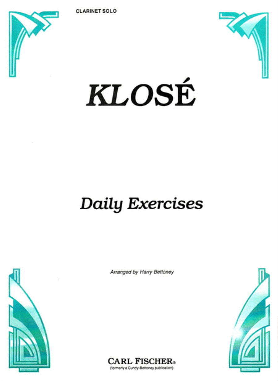 Daily Exercises B-Flat Clarinet scores gallery preview page 1