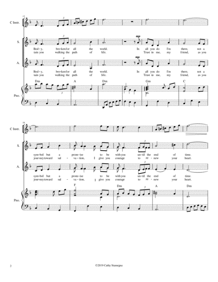 I Am the Lord (SA Duet, Chords, Optional C Instrument, Accompanied) SA - Digital Sheet Music