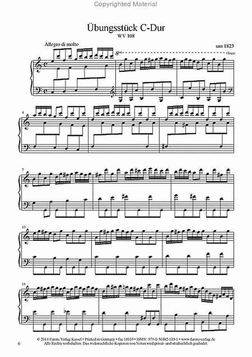 Four Piano Pieces 1823-1826
