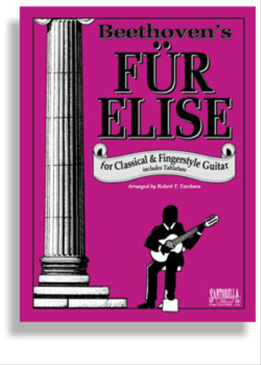 Fur Elise for Classical Guitar Acoustic Guitar scores gallery preview page 1