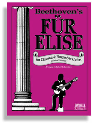 Book cover for Fur Elise for Classical Guitar
