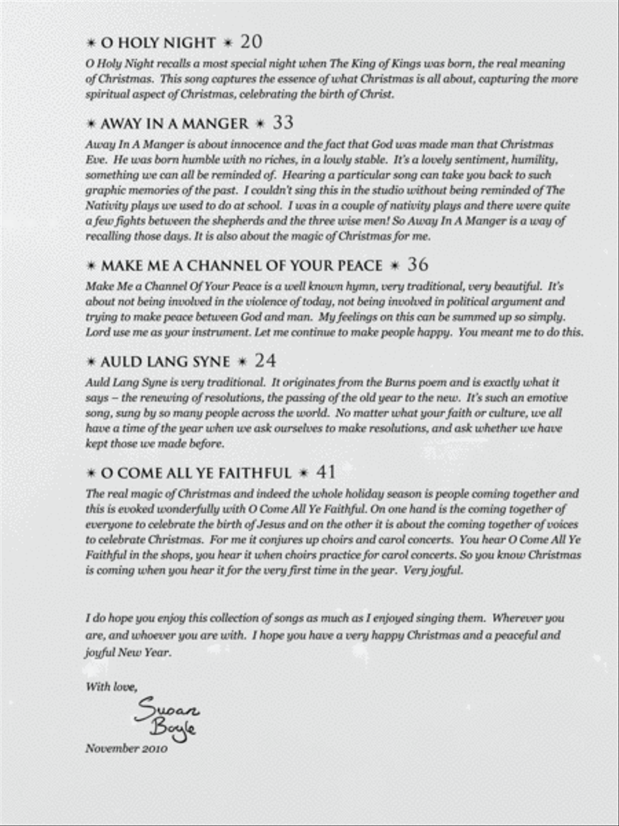 Susan Boyle -- The Gift Piano, Vocal, Guitar scores gallery preview page 4