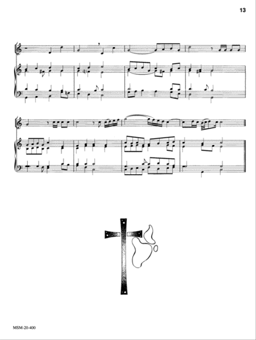 Jesus Christ Is Risen Today Trumpet scores gallery preview page 2