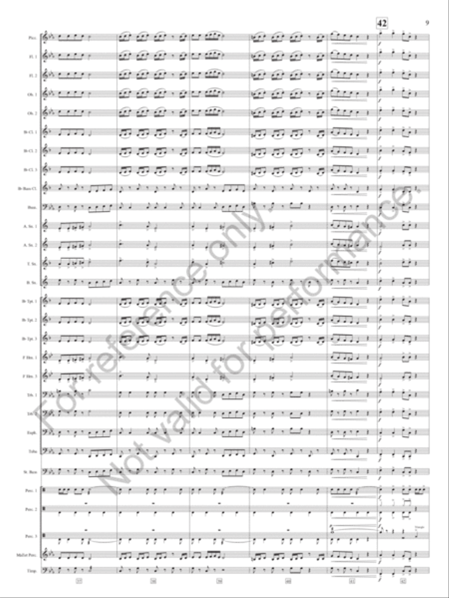 Slavonic Chorale And Dance Concert Band scores gallery preview page 10