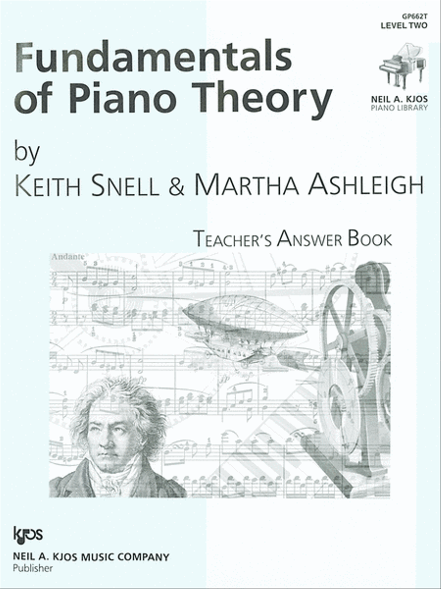 Fundamentals Of Piano Theory, Level 2 - Answer Book Piano Method scores gallery preview page 1