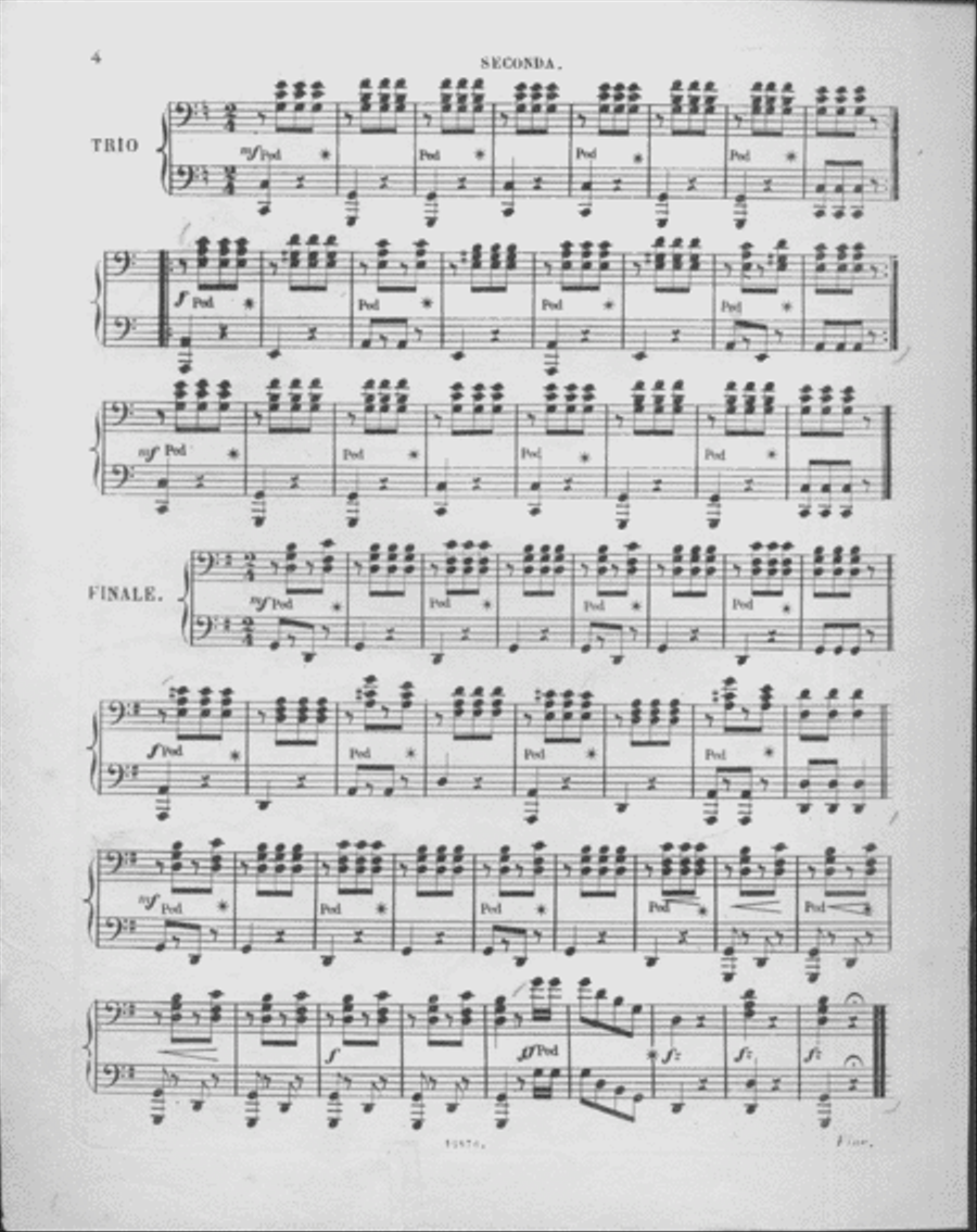 Le Train de plaisir Polka de Carnaval. Jahrmarkts Polka Piano Solo scores gallery preview page 3