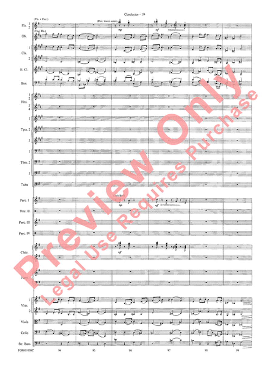 Harry Potter Symphonic Suite Full Orchestra scores gallery preview page 22