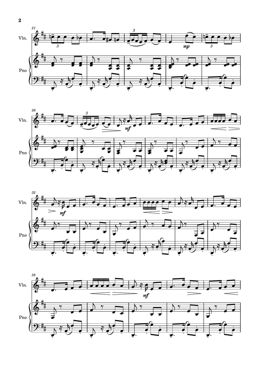 Habanera - Carmen (Bizet) + FREE Mp3 Playback + PDF Solo and Piano Sheet Music Violin Solo scores gallery preview page 3
