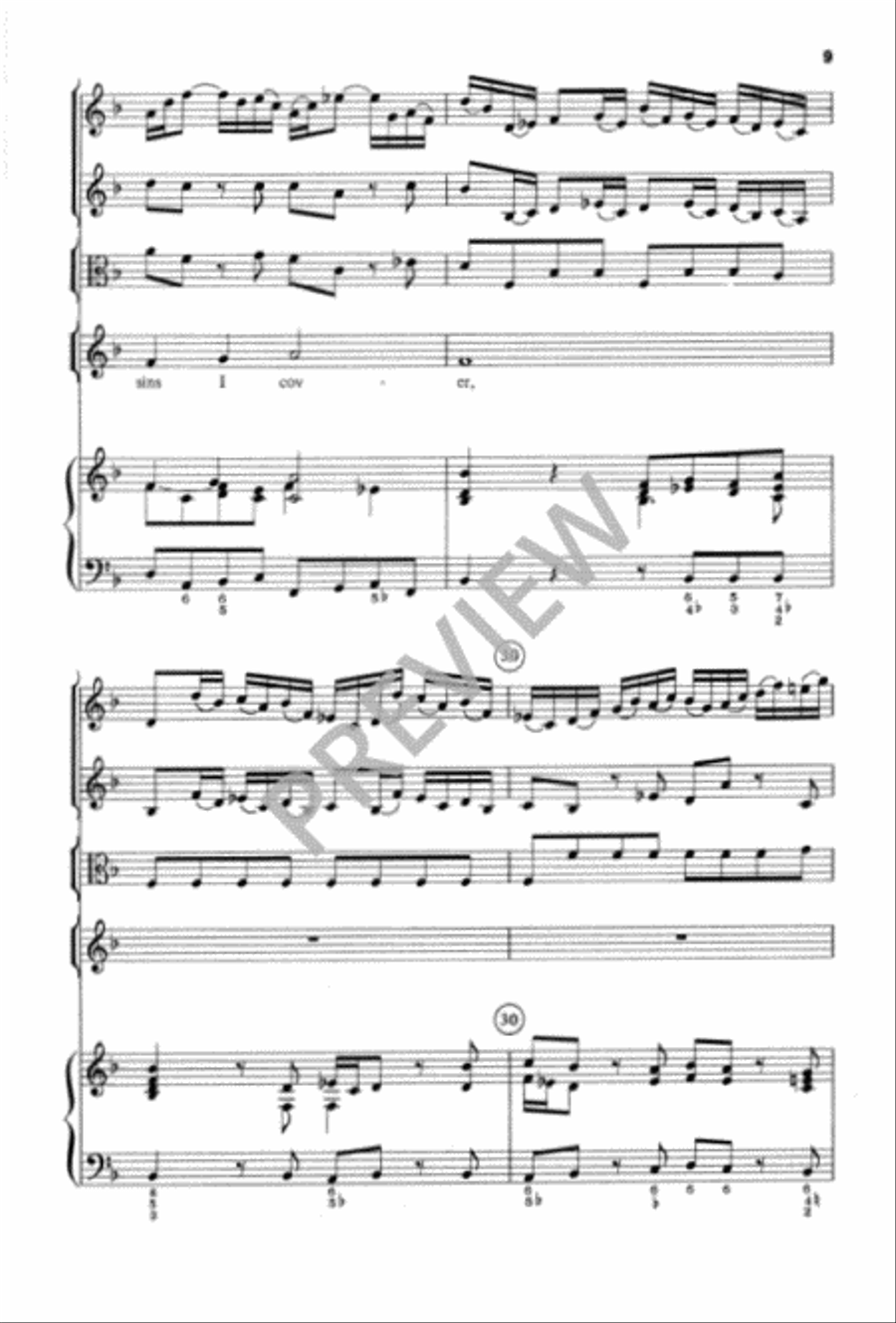Comfort, Comfort, O My People 4-Part scores gallery preview page 10