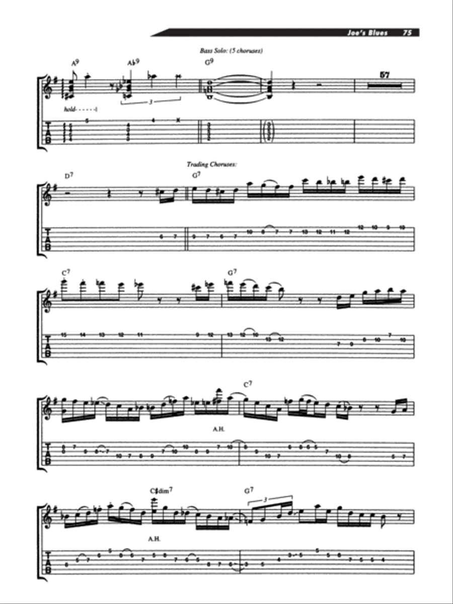 Joe Pass -- On Guitar Electric Guitar scores gallery preview page 76