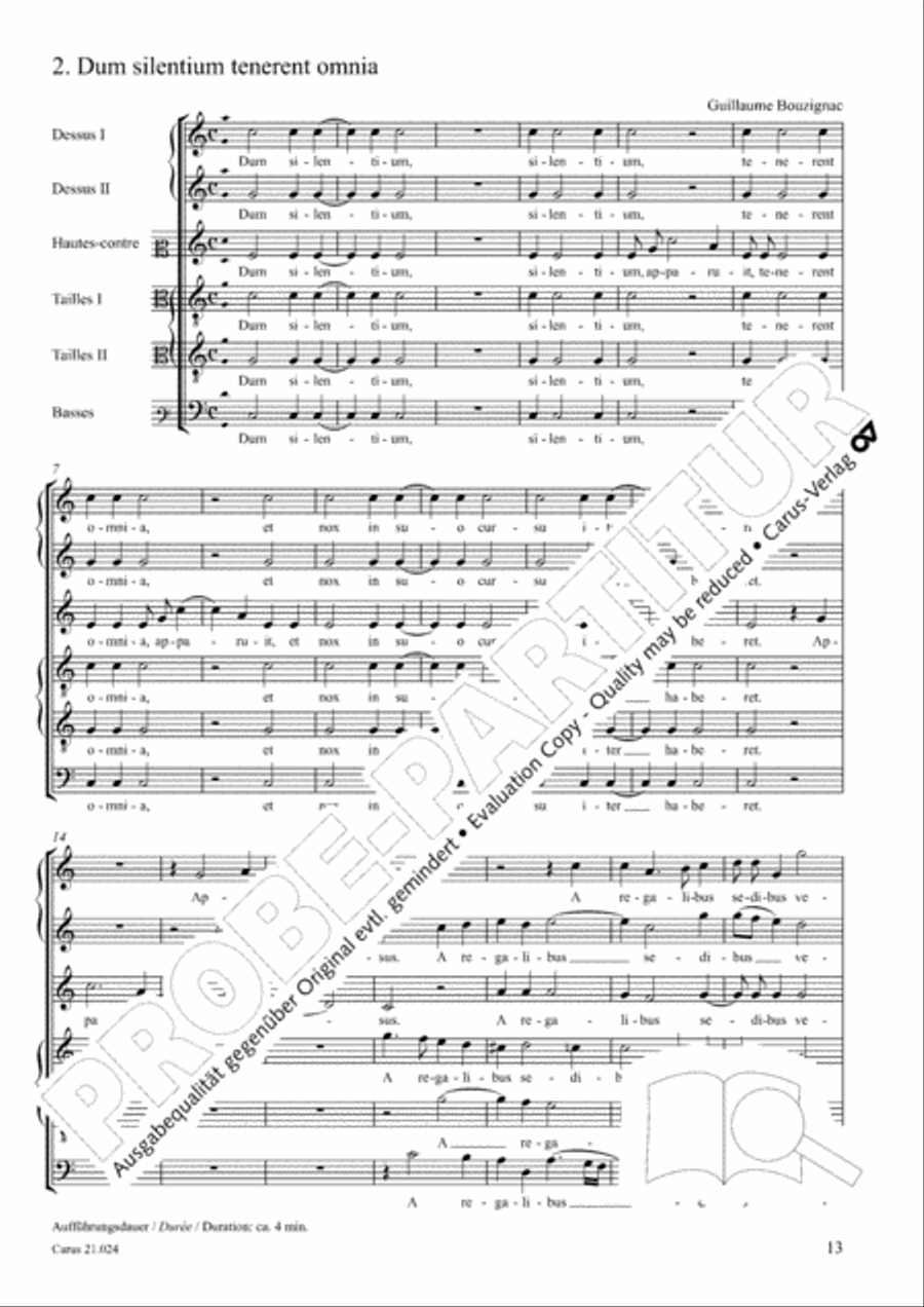 Four Christmas motets (Vier Motetten fur die Weihnachtszeit) Score scores gallery preview page 14