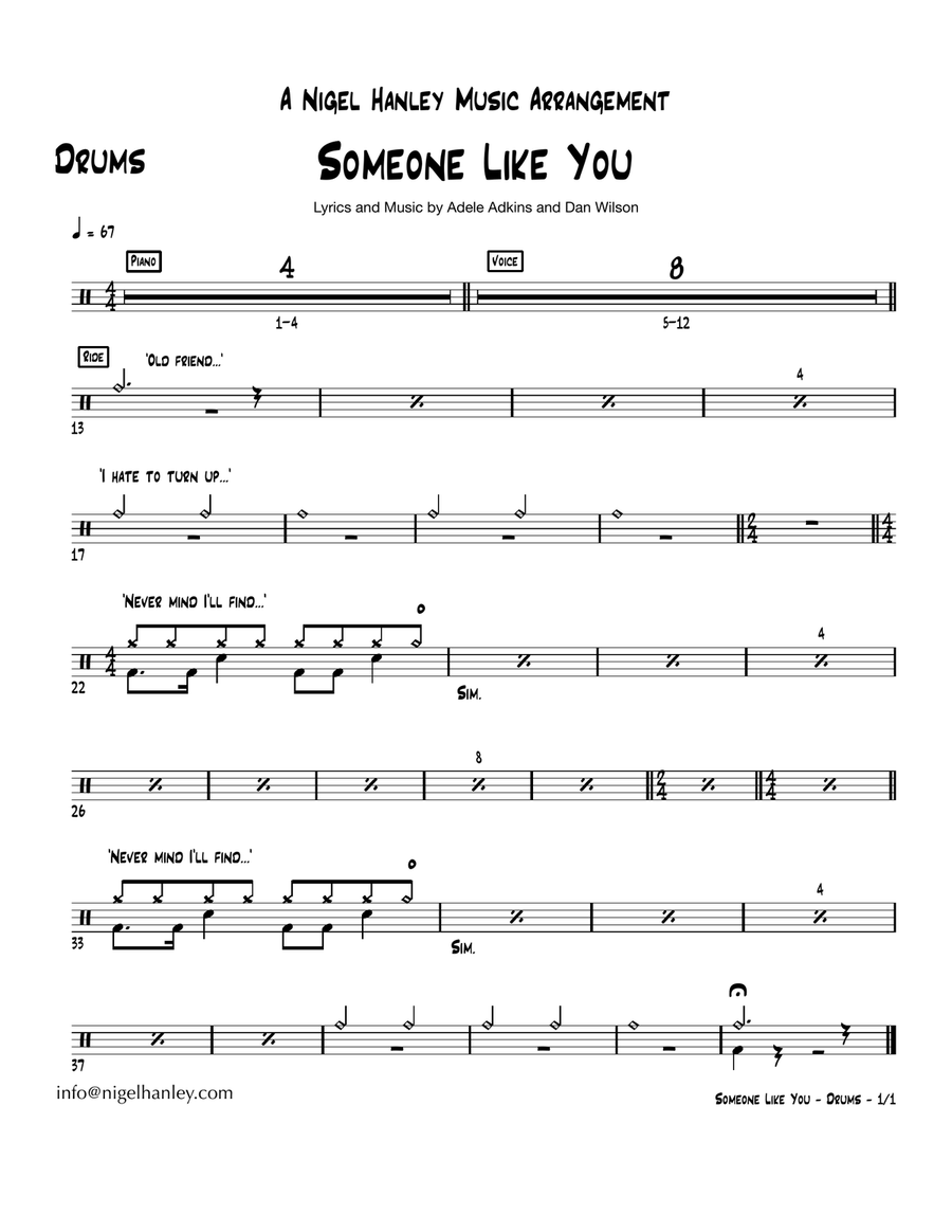 Someone Like You Jazz Ensemble scores gallery preview page 4