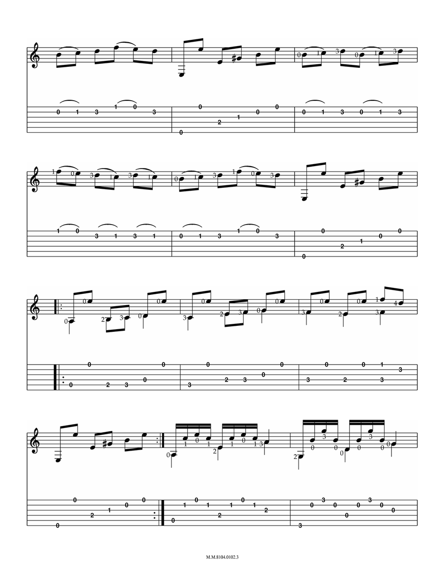 Soleares (facile) Acoustic Guitar scores gallery preview page 3