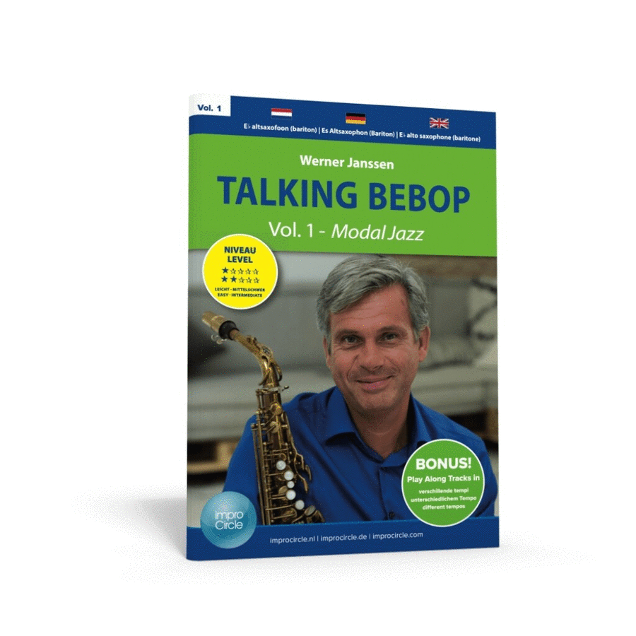 Talking Bebop deel 1 - Modal Jazz - for alto sax Alto Saxophone scores gallery preview page 1