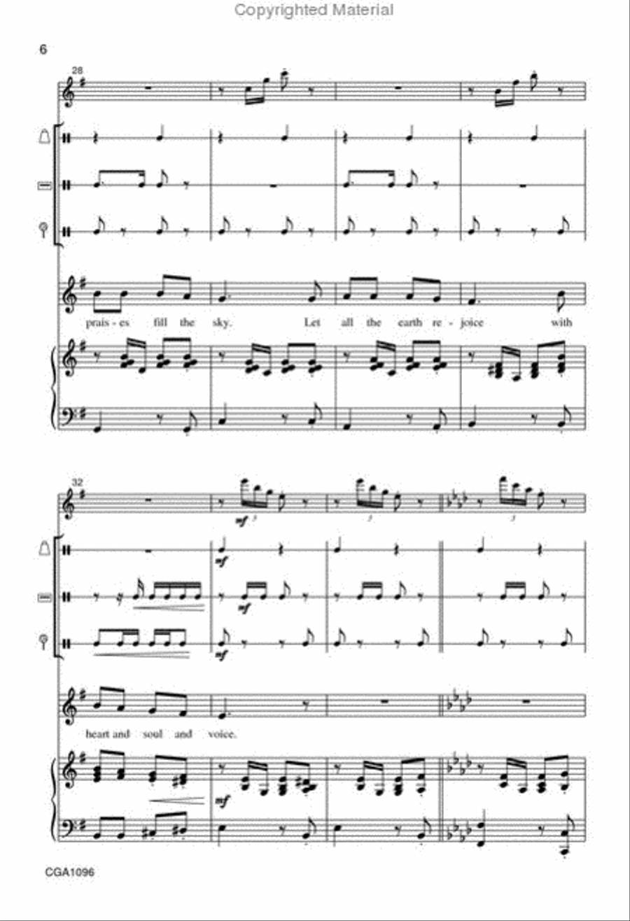 Forever We Shall Sing Unison Choir scores gallery preview page 6