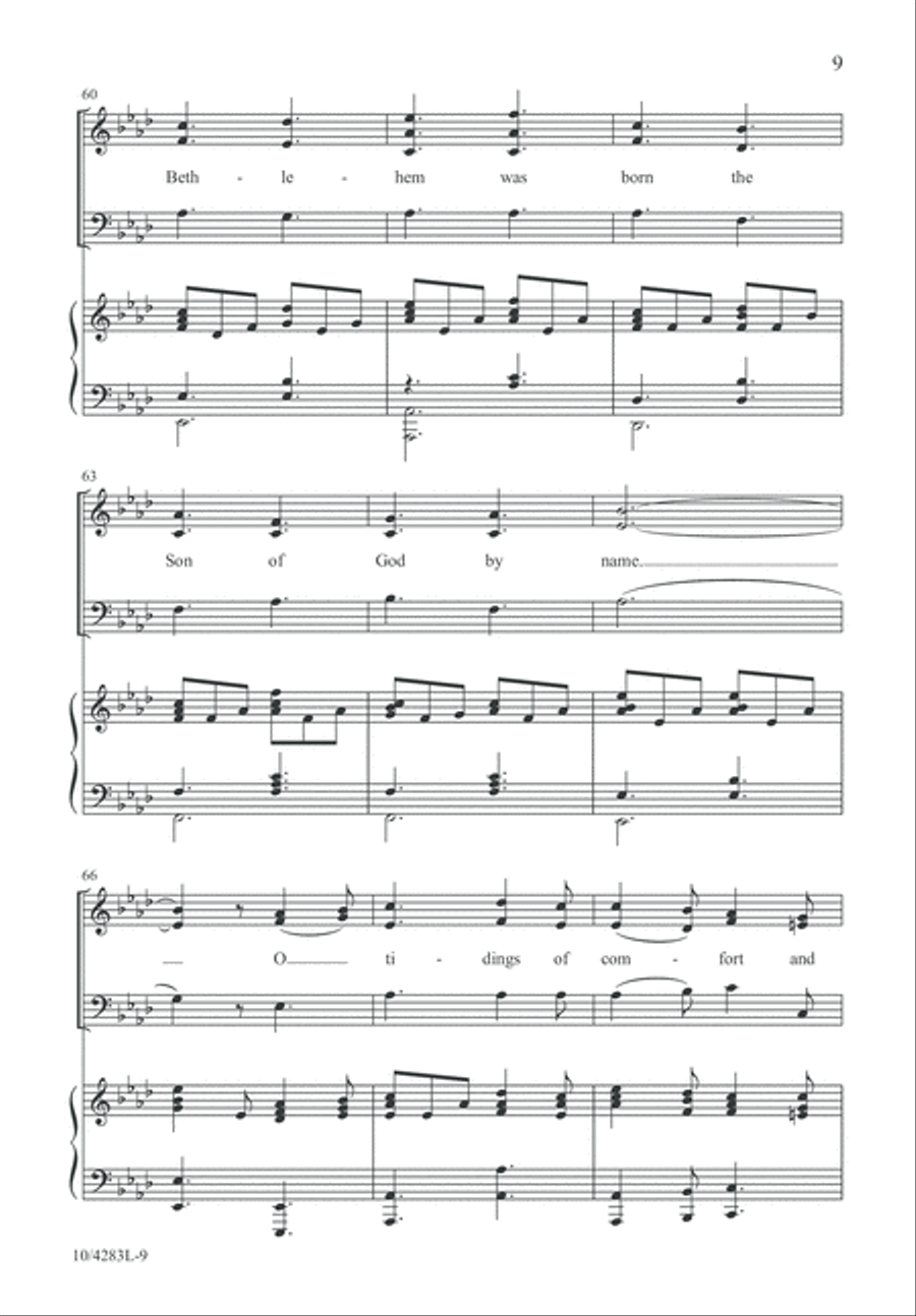 Tidings of Joy! 3-Part scores gallery preview page 10
