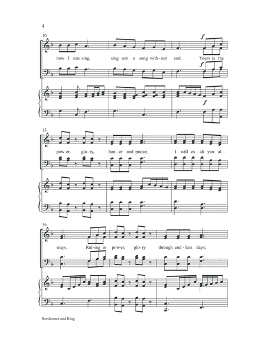 Redeemer and King Choir scores gallery preview page 3