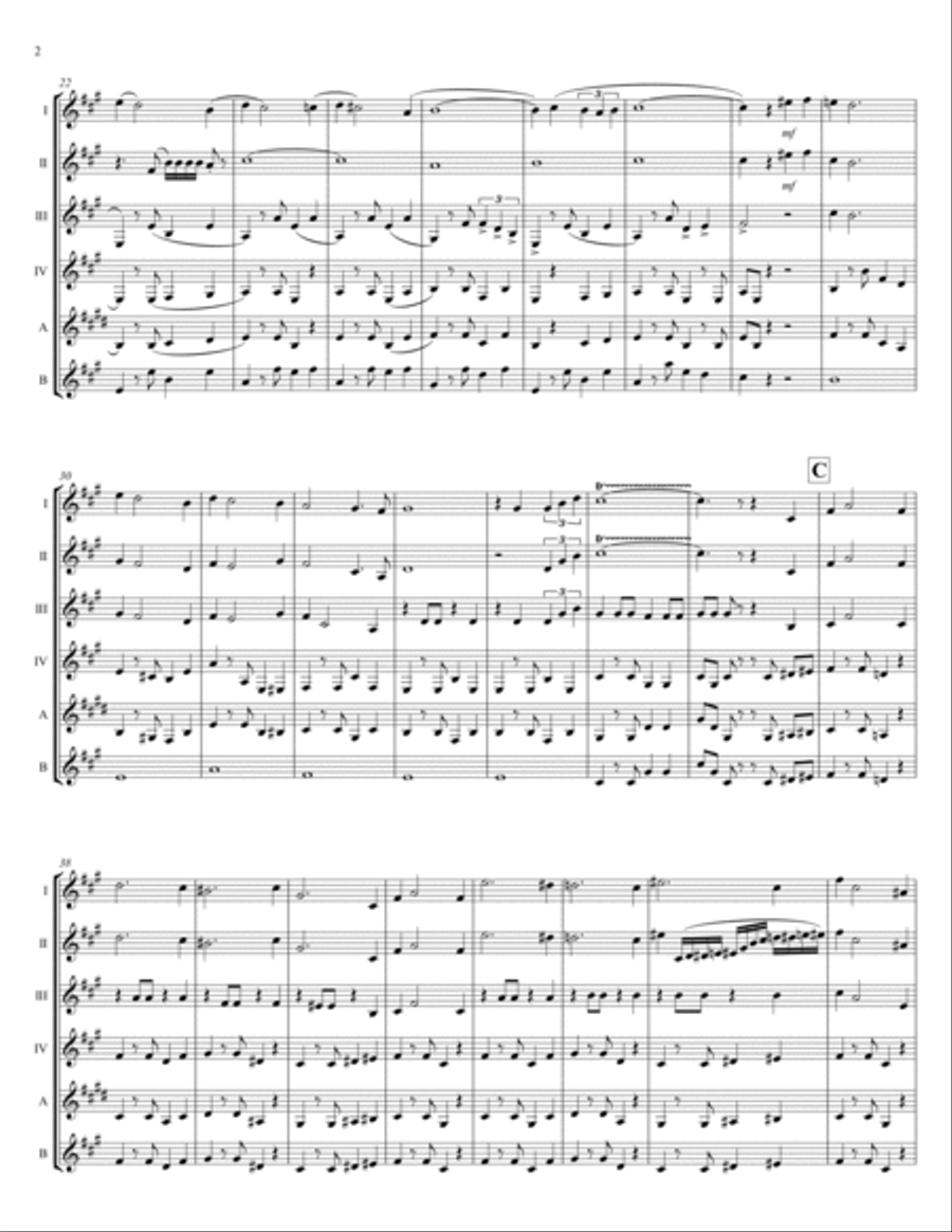 From Russia With Love Clarinet Quintet scores gallery preview page 3