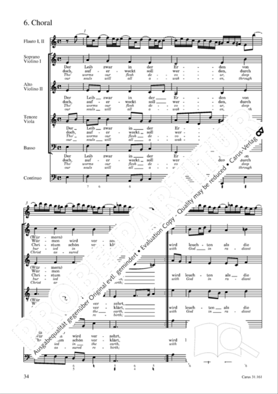 Komm, du susse Todesstunde 4-Part scores gallery preview page 34