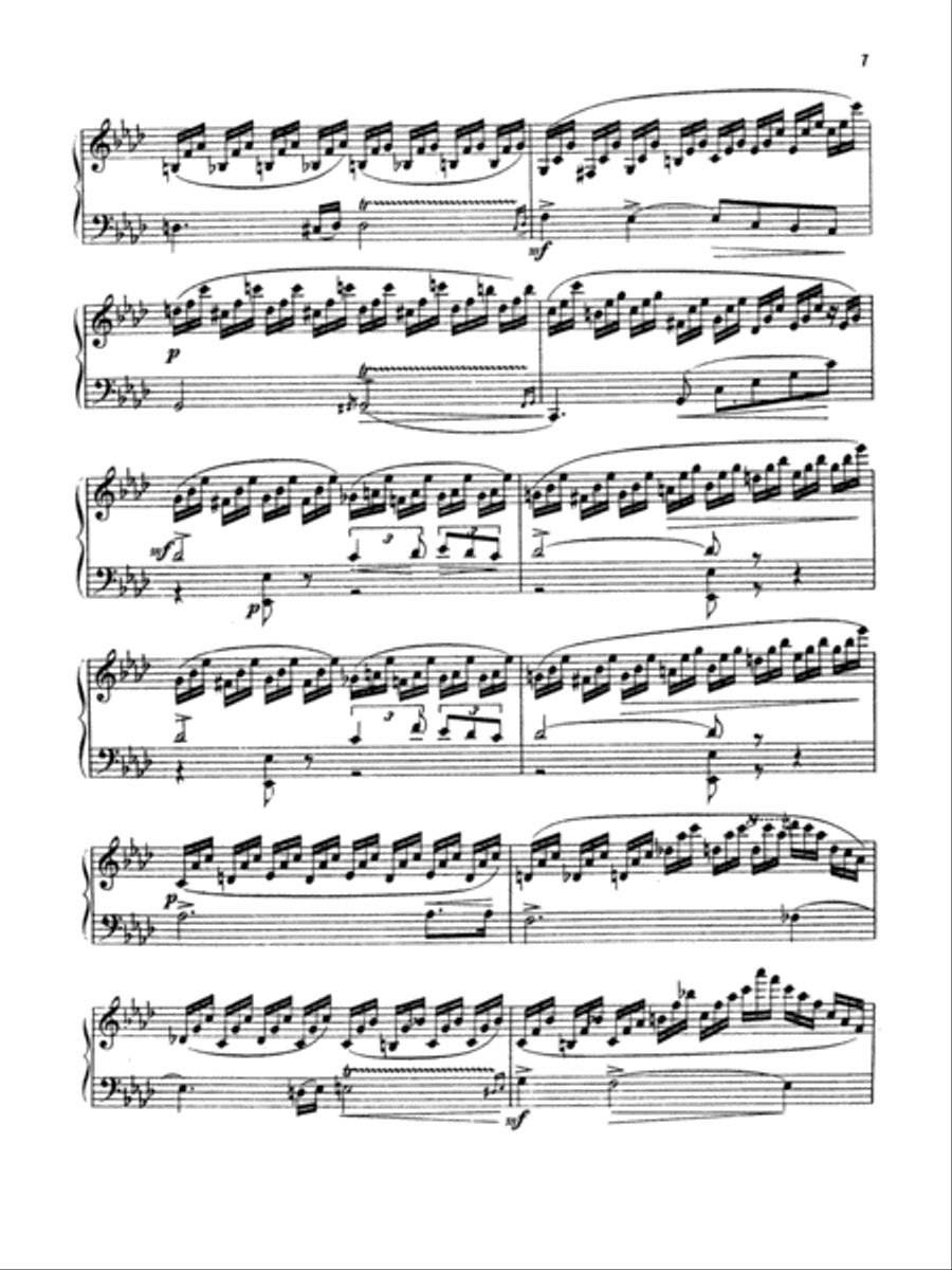 Arensky: Trois Esquisses, Op. 24 Piano Solo scores gallery preview page 4