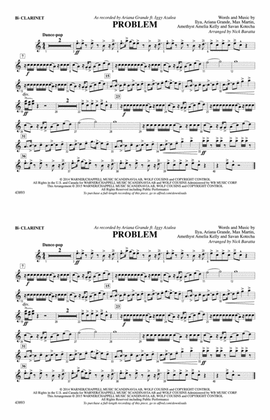 Book cover for Problem: 1st B-flat Clarinet