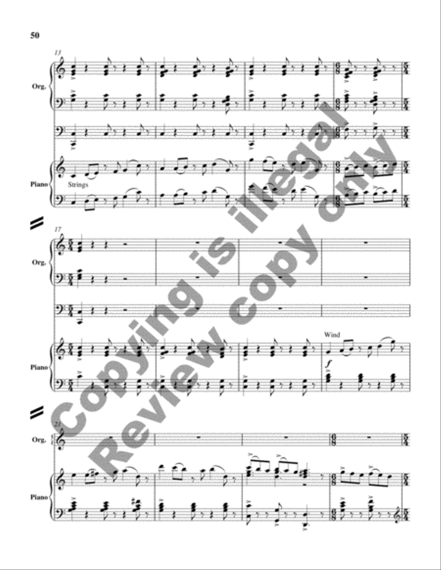 Concerto in C Major (Additional Full Score) Organ scores gallery preview page 13