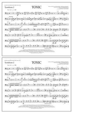 Book cover for Toxic (arr. Tom Wallace) - Trombone 2