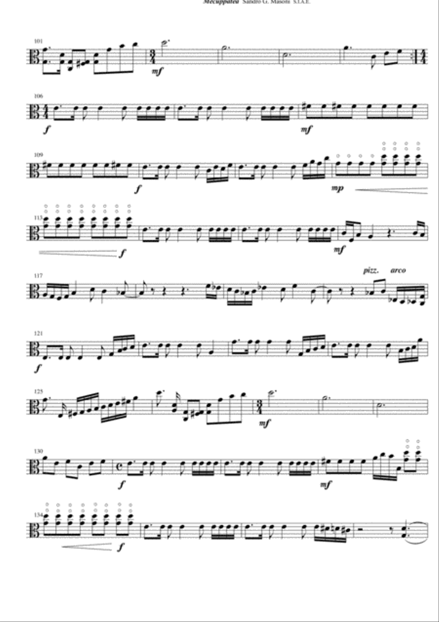 Mecuppatea (Viola part) Mecuppatea (Viola part) String Quartet scores gallery preview page 3