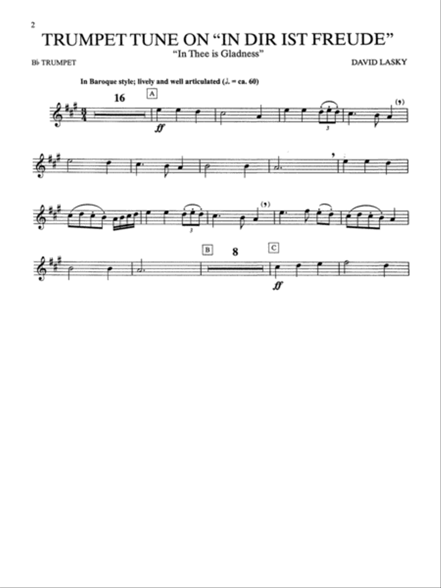 Seven Trumpet Tunes on Festive Hymns, Volume II Organ scores gallery preview page 5