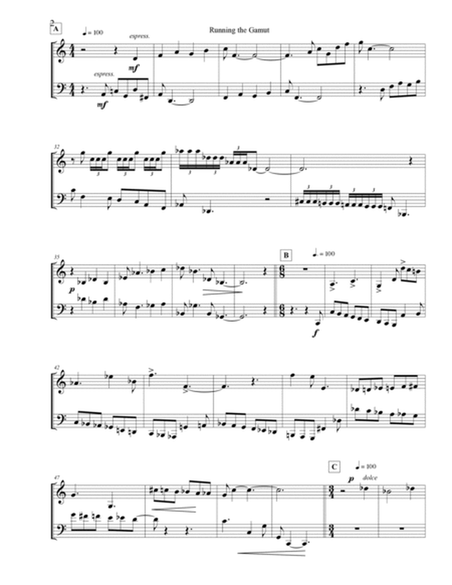 Running the Gamut (For Trumpet & Tuba)
