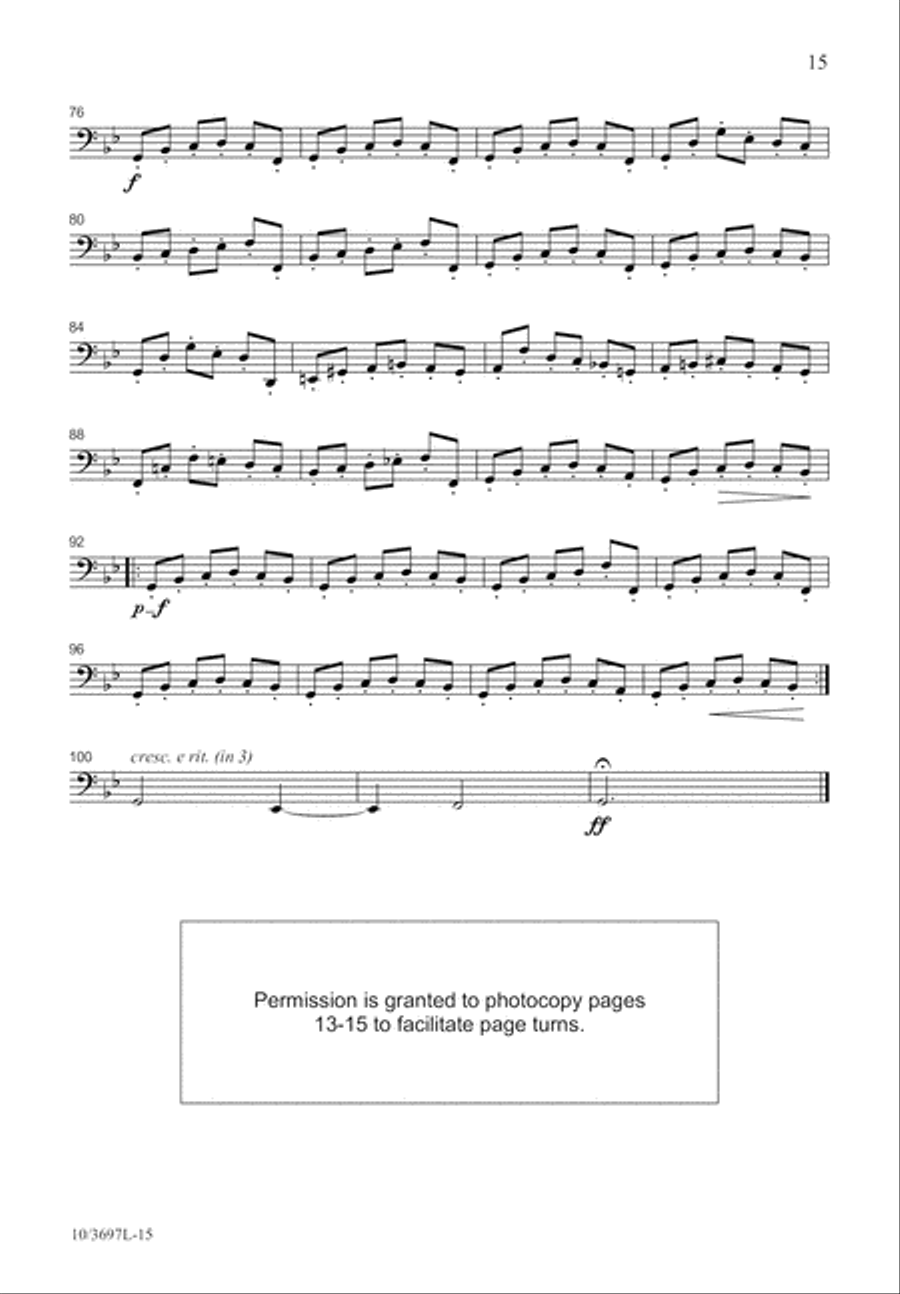 Alleluia, Praise God! 4-Part scores gallery preview page 15