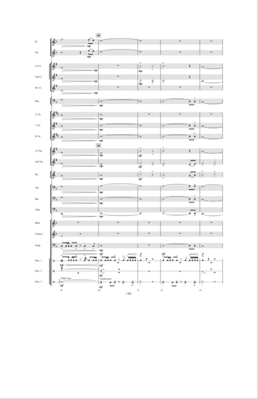 The Black Eagles The Black Eagles Concert Band scores gallery preview page 9