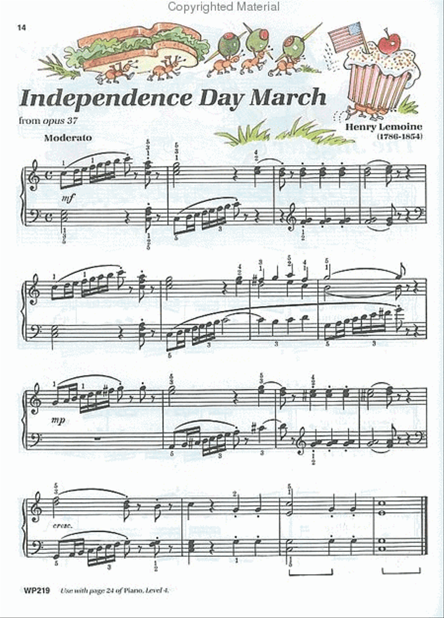 Bastien Piano Basics, Level 4, Technic Piano Method scores gallery preview page 3