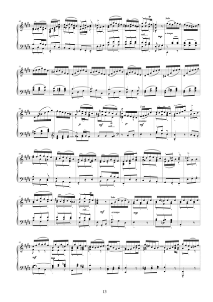 J.S-Bach - Violin Concerto in E major BWV 1042 - Piano solo - 3° mov. Allegro assai image number null