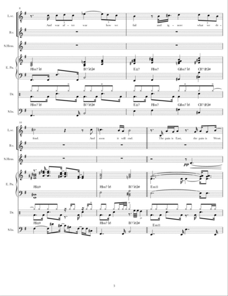 Summers Of My Life Jazz Ensemble scores gallery preview page 3