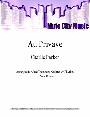 Book cover for Au Privave