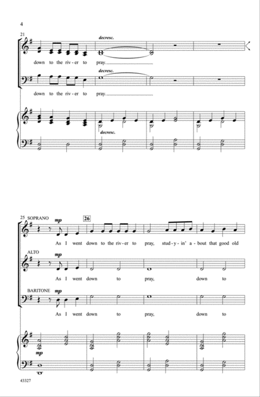 The River The River Choir scores gallery preview page 3