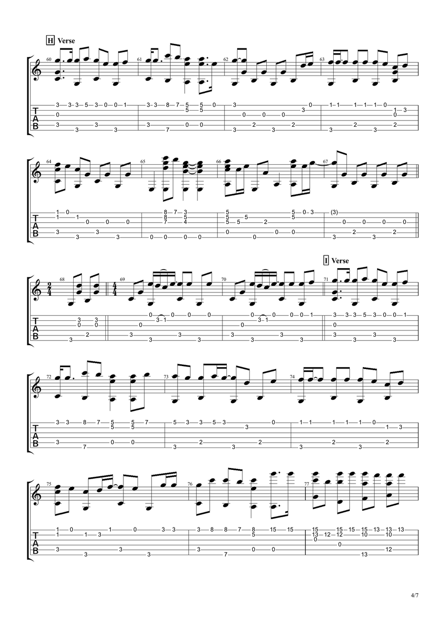 The Boxer Acoustic Guitar scores gallery preview page 4