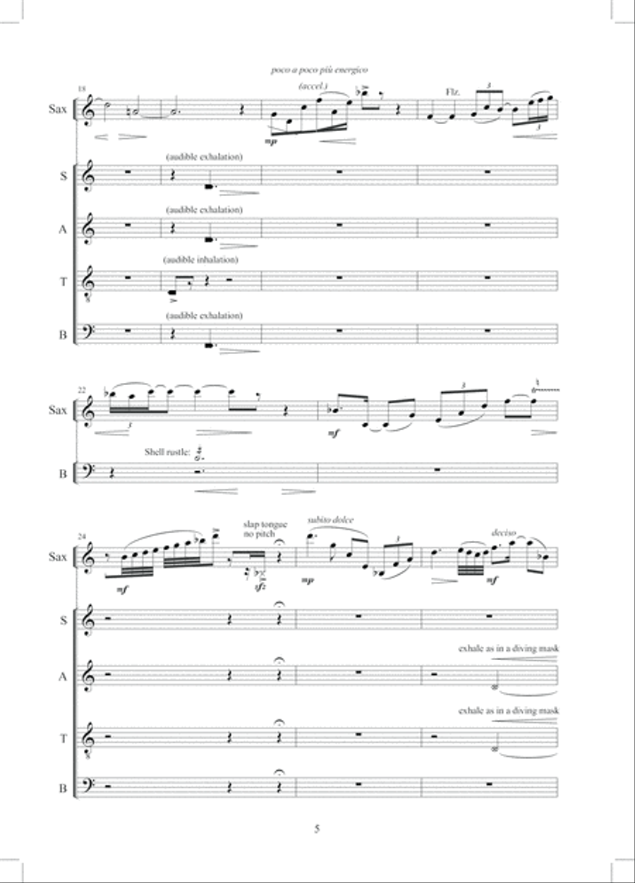 Coral Resurrection 4-Part scores gallery preview page 5