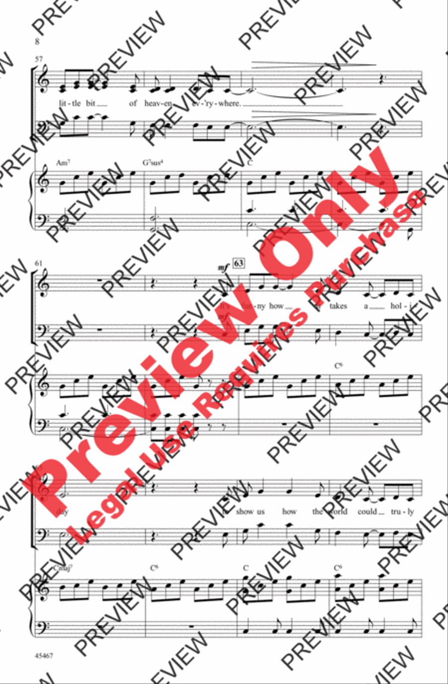 Heaven Everywhere 4-Part scores gallery preview page 7
