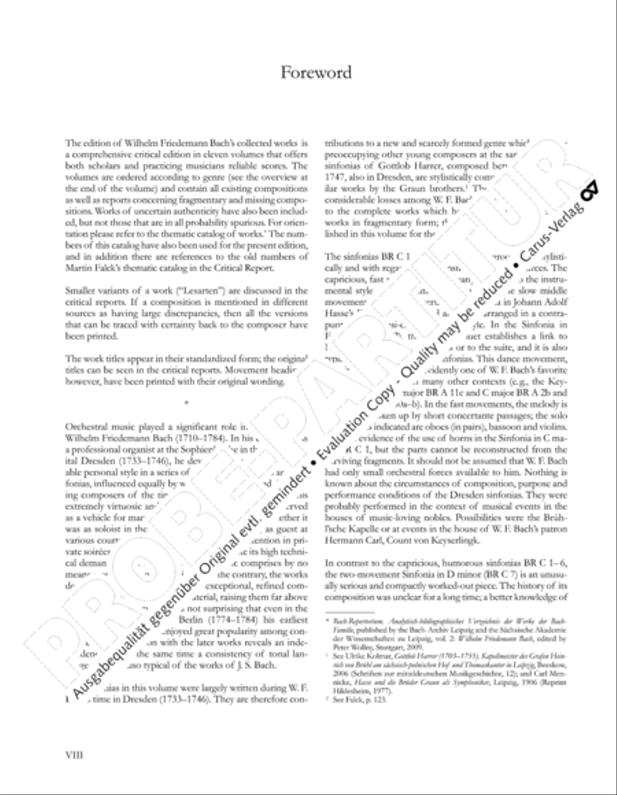 Gesamtausgabe Band 6 (Orchestermusik III: Sinfonien) Orchestra scores gallery preview page 9