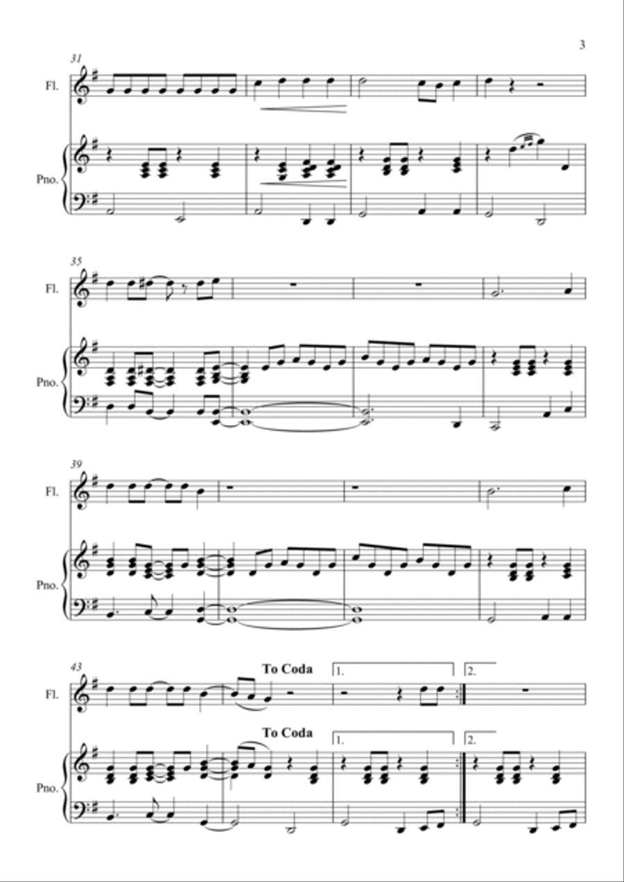 Afternoon Delight Afternoon Delight Flute Solo scores gallery preview page 3
